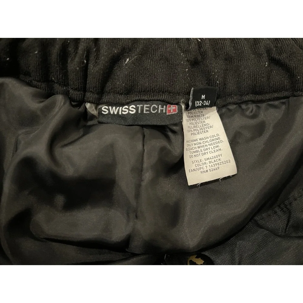 Swiss Tech Sports Men's Cargo Ski Snowboard Waterproof Insulated Pants M(32-34) - Picture 3 of 8